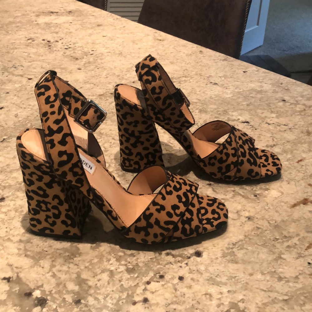 Steve Madden Ankle Leopard Shoes